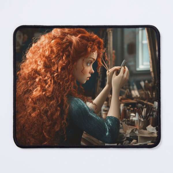 Item preview, Princess Merida at her Vanity  designed and sold by Jaspersdigitalart.