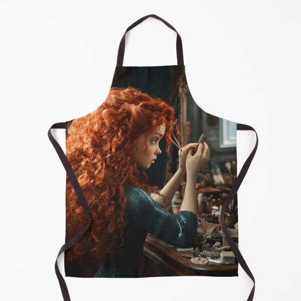 Item preview, Princess Merida at her Vanity  designed and sold by Jaspersdigitalart.