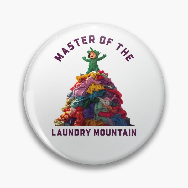Item preview, Master of the laundry mountain designed and sold by GK Threads.