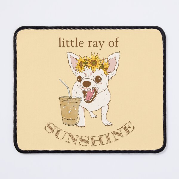 Item preview, Little Ray of Sunshine Sassy Chihuahua and Iced Coffee designed and sold by SugarBearShop.