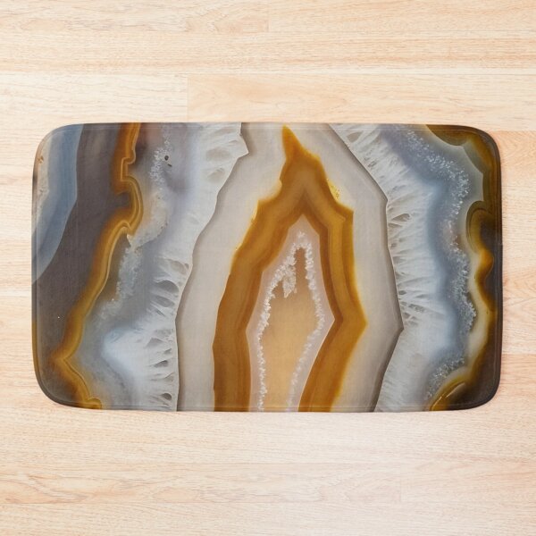 Item preview, Layered Agate-Inspired Stone Texture Art designed and sold by SurfaceCraft Studio.