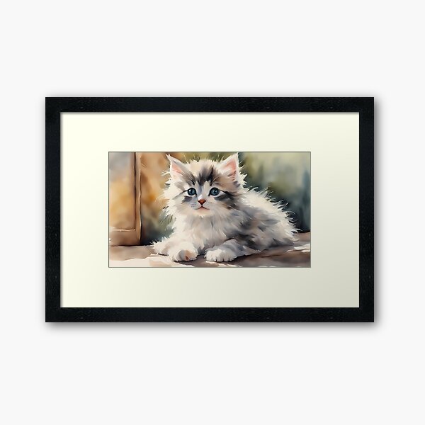 Item preview, Cute Fluffy Kitten designed and sold by BookCovered.