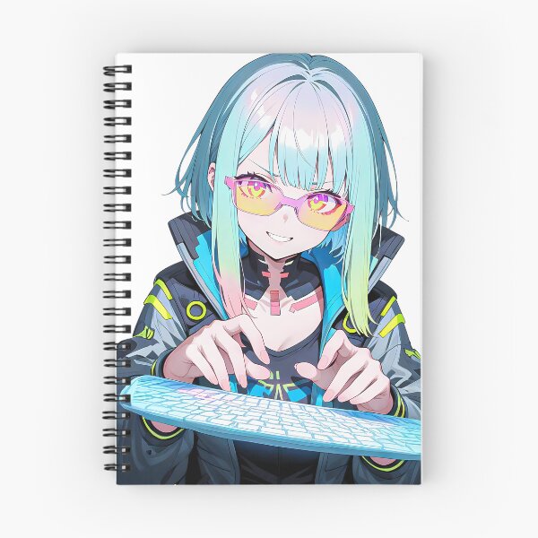 Item preview, Cyberpunk Hacker Girl – Neon Tech Aesthetic designed and sold by LunattaStore.