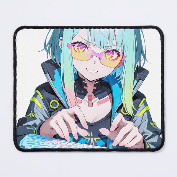 Item preview, Cyberpunk Hacker Girl – Neon Tech Aesthetic designed and sold by LunattaStore.