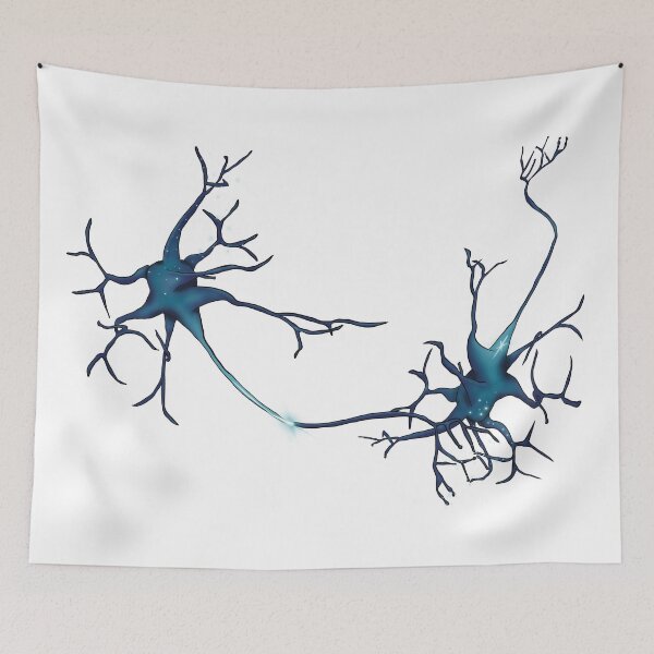 Item preview, Synapse Between Neurons, Neuroscience Gift designed and sold by mermaidronnie.