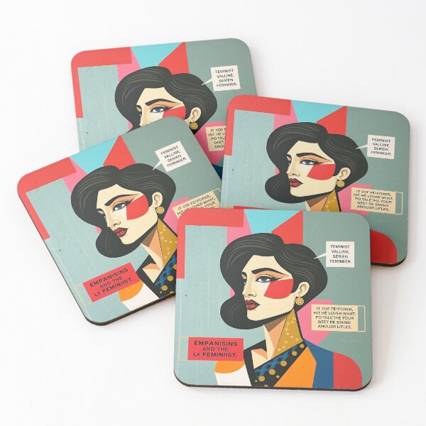 Item preview, Cubism art modern feminism designed and sold by casamomo.