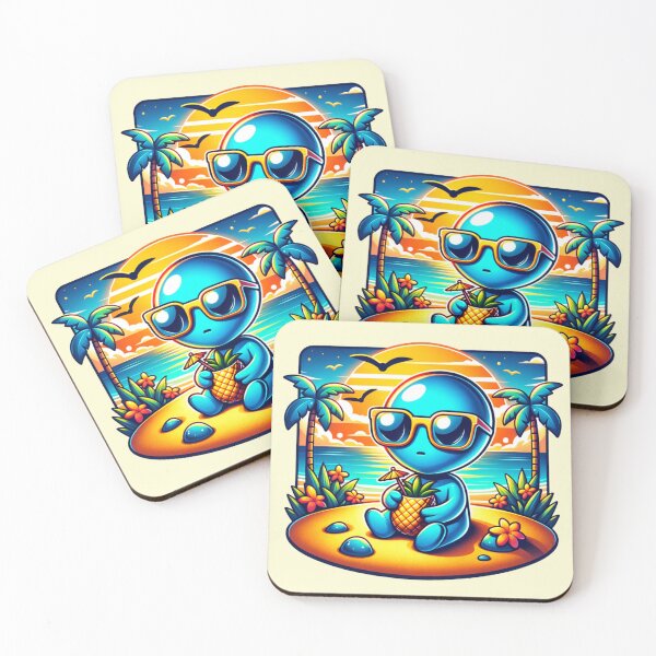 Item preview, Blue Alien Beach  designed and sold by StephanieBrock.