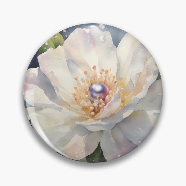 Item preview, White Pearl Flower designed and sold by CalmnessbyChoice.