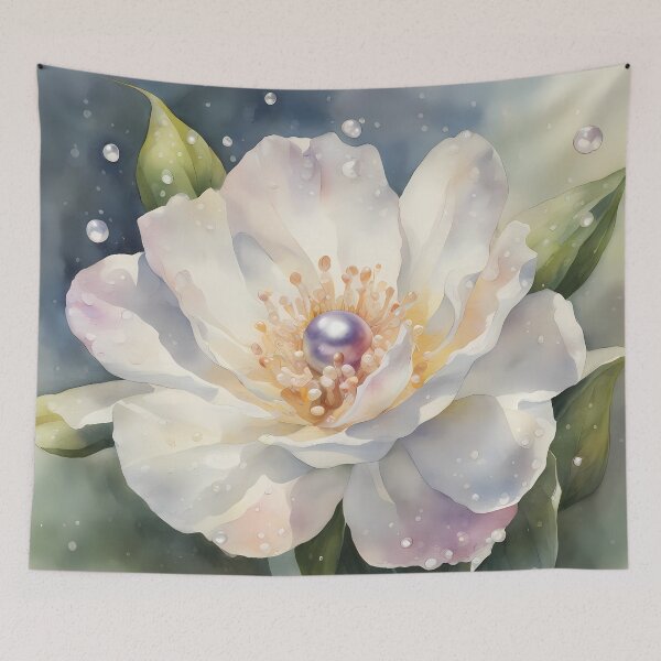 Item preview, White Pearl Flower designed and sold by CalmnessbyChoice.