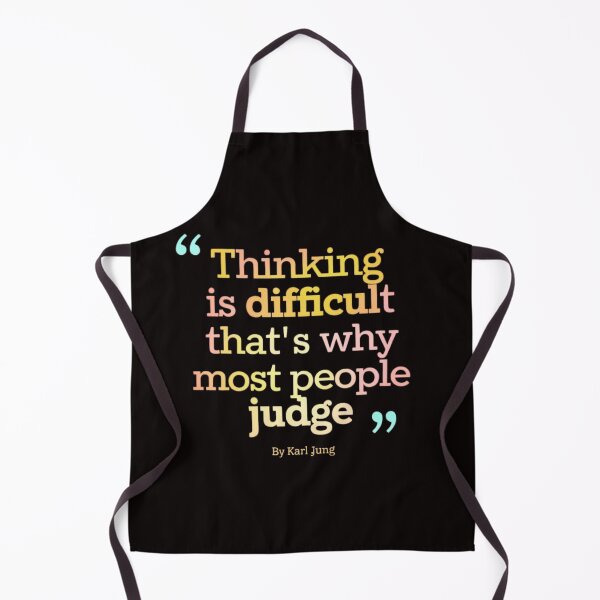 Item preview, 'thinking is difficult that's why most people judge'  designed and sold by aipaint.