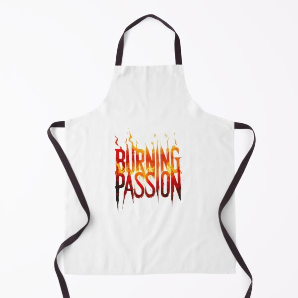 Item preview, ? Burning Passion – Fiery Typography Art with Bold & Intense Design designed and sold by IINSPIRA.