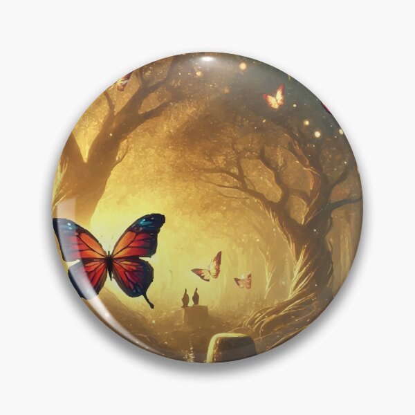 Item preview, The Lumina Grove – Flight of the Crystalwing Butterflies designed and sold by AbstractAnom.
