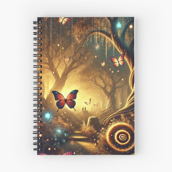 Item preview, The Lumina Grove – Flight of the Crystalwing Butterflies designed and sold by AbstractAnom.