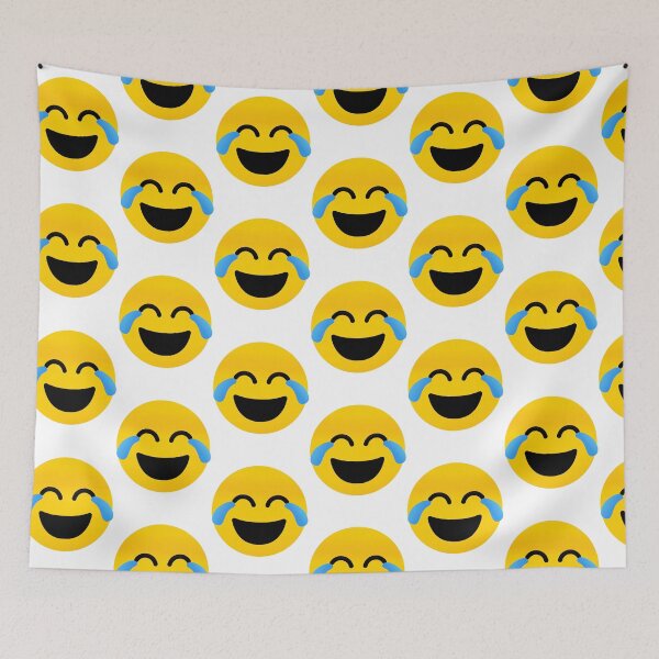 Item preview, Tears of Joy Emoji face in color designed and sold by Jdawnink.