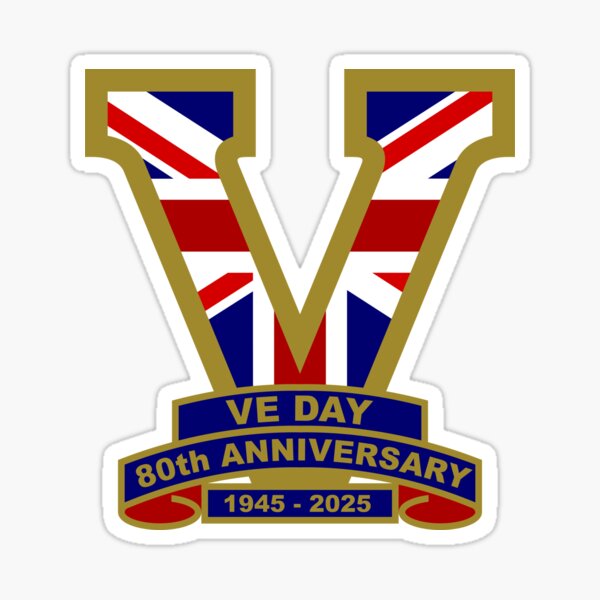 Vista previa del artículo con la obra «80º aniversario del Día de la Victoria en Europa», diseñado y vendido por sirglennbo.