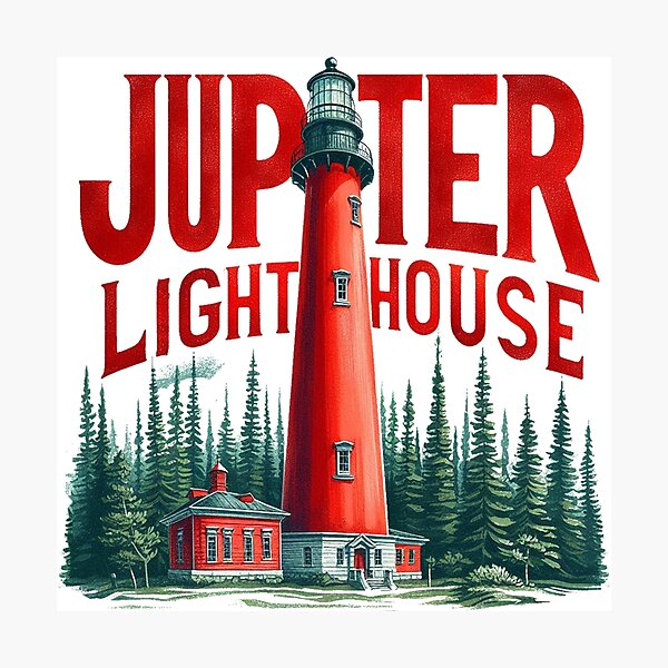 Item preview, Jupiter Lighthouse, Florida Museum Jupiter Lighthouse designed and sold by francous03.