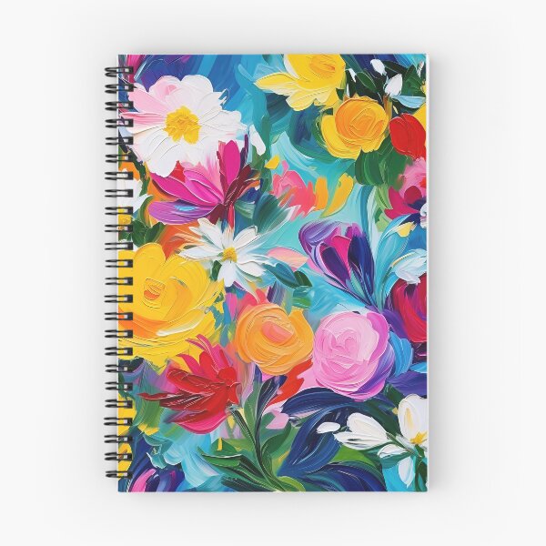 Item preview, Impasto Flowers pattern designed and sold by yumas.