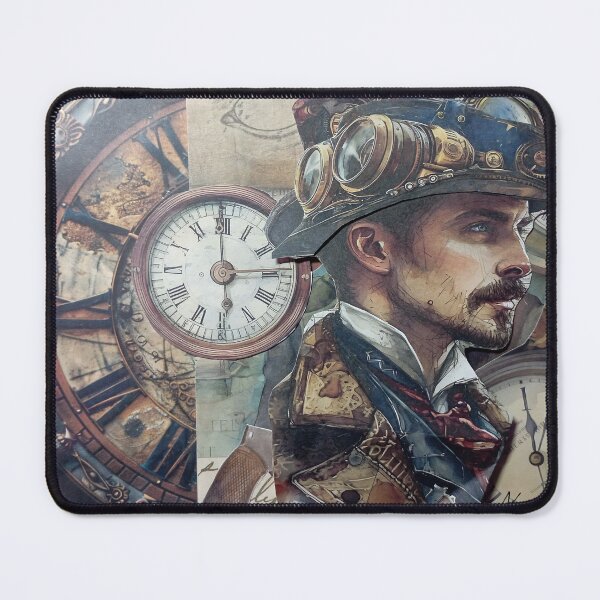 Item preview, Steampunk Gentleman Explorer and clock designed and sold by Koh..