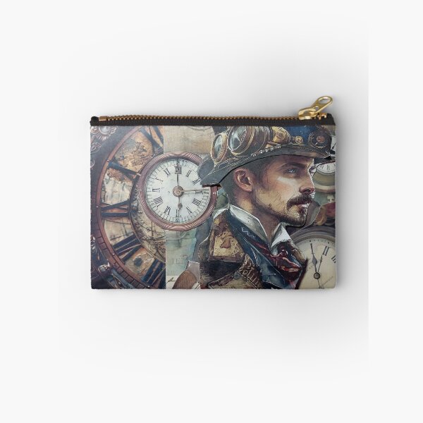 Item preview, Steampunk Gentleman Explorer and clock designed and sold by Koh..