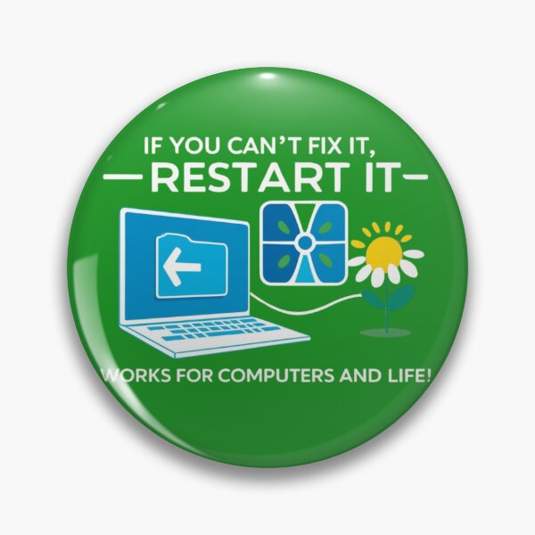 Item preview, Restart and Refresh: Tech Wisdom with a Motivational Twist designed and sold by Coaster Culture Industries.