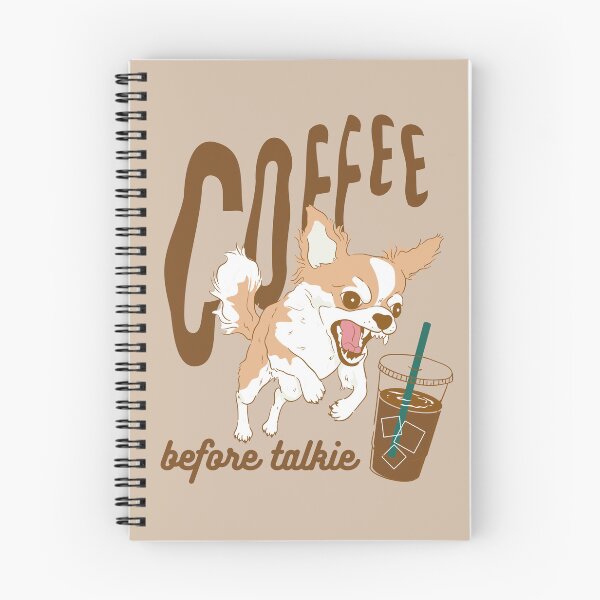 Item preview, Coffee before Talkie Angry Long Coated Chihuahua designed and sold by SugarBearShop.