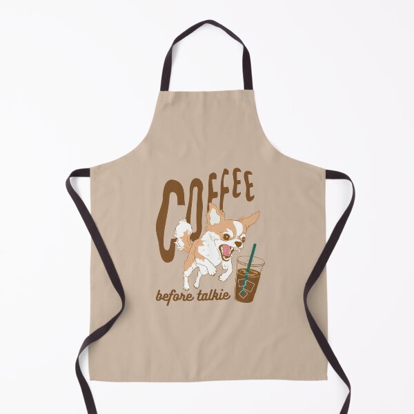 Item preview, Coffee before Talkie Angry Long Coated Chihuahua designed and sold by SugarBearShop.