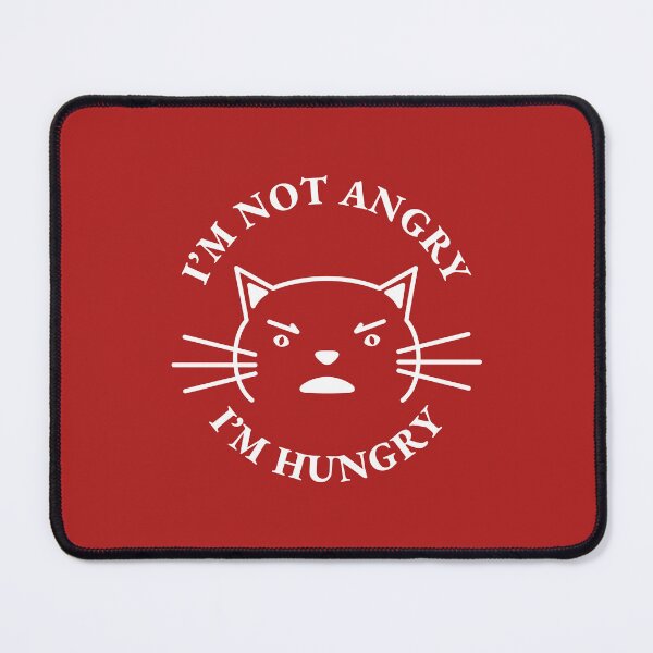 Item preview, Not angry but hungry cat designed and sold by POKPOD.