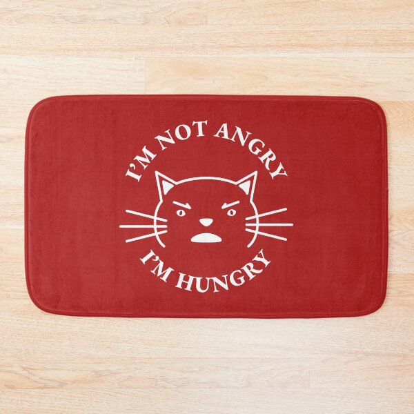Item preview, Not angry but hungry cat designed and sold by POKPOD.