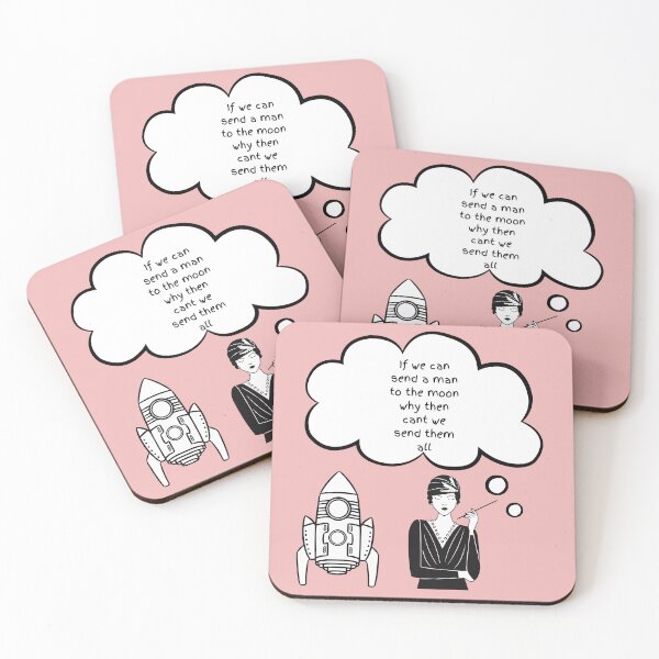 Item preview, sending men to the moon designed and sold by seahorse crossing.