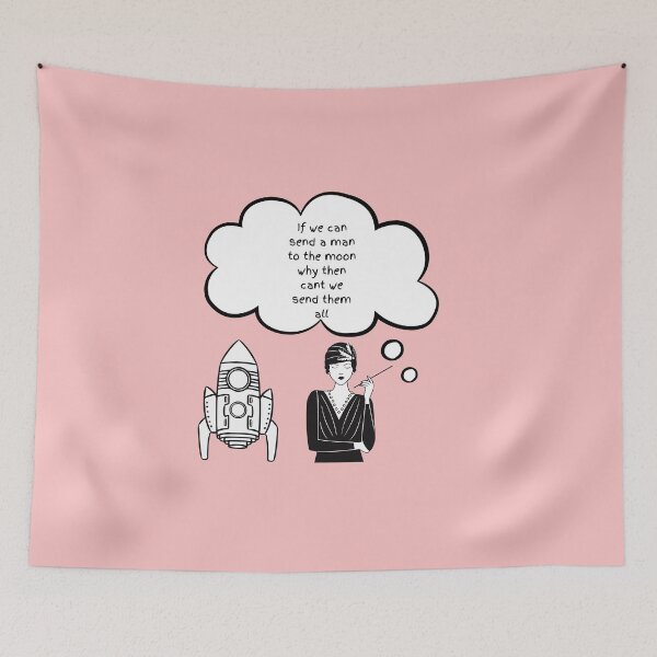 Item preview, sending men to the moon designed and sold by seahorse crossing.