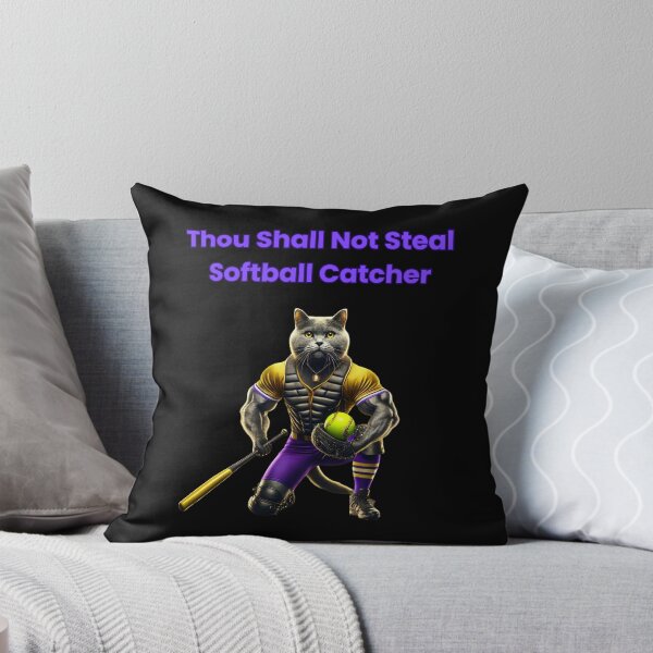 Item preview, Thou Shall Not Steal Softball Catcher designed and sold by TrendsLook.
