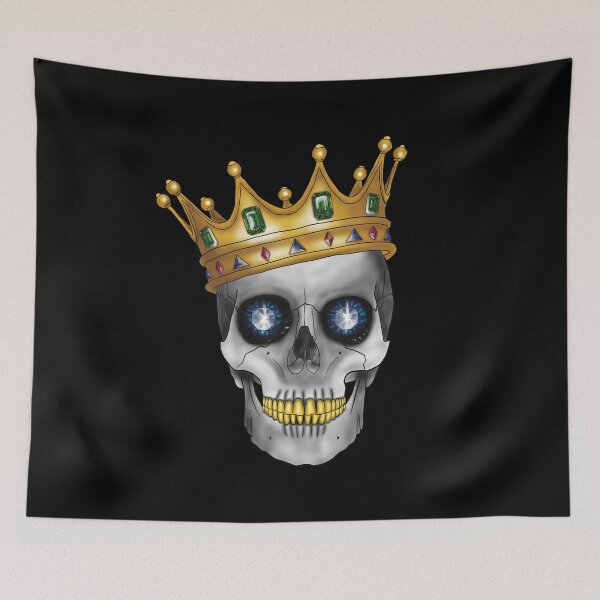 Item preview, Skull Wearing Crown, Anatomical Skull, Anatomy Gift, Gemstones, Jewels, Royal Skull, Gemology designed and sold by mermaidronnie.