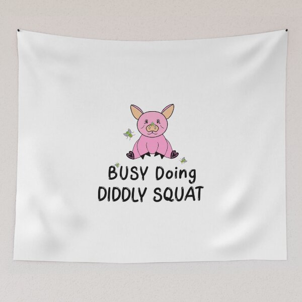 Item preview, Diddly Squat Pig designed and sold by Sartoris Art.