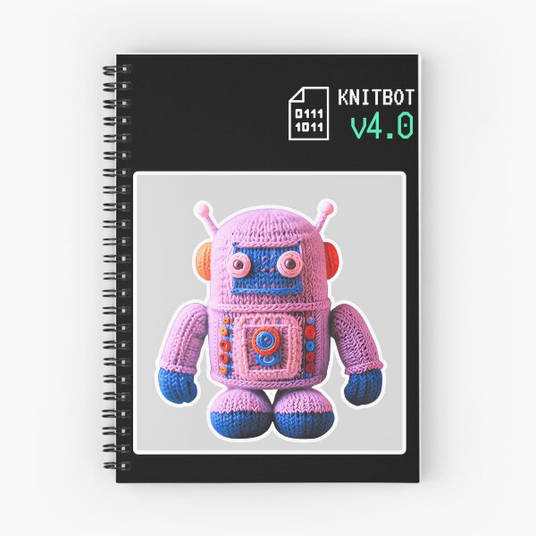 Item preview, Knit-Bot v4.0 designed and sold by FlipStitch Tees.