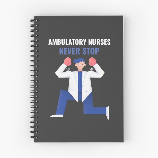 Item preview, Ambulatory Nurses Never Stop - Cool Nurse designed and sold by Fede Prints.