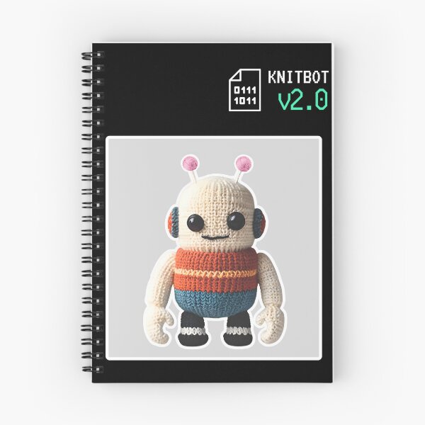 Item preview, Knit-Bot v2.0 designed and sold by FlipStitch Tees.
