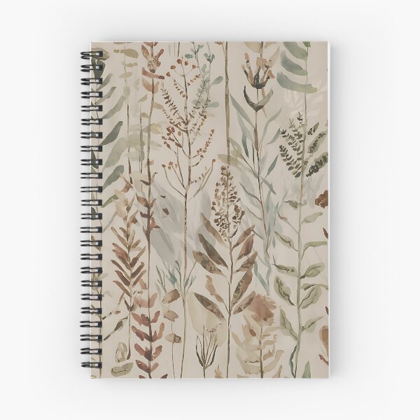 Item preview, Watercolor Botanical Pattern – Earthy Vintage Floral Design designed and sold by Lily-and-Lyle.