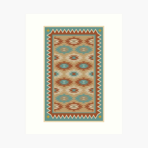 Aperçu de l'œuvre Tapis Navajo Motif 14 créée et vendue par edssr03.