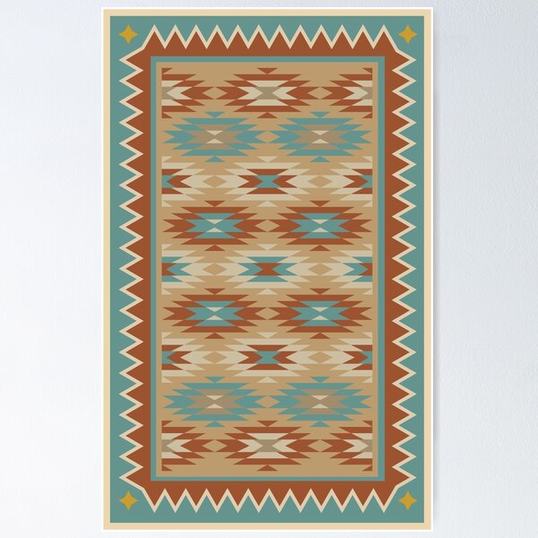 Aperçu de l'œuvre Tapis Navajo Motif 14 créée et vendue par edssr03.