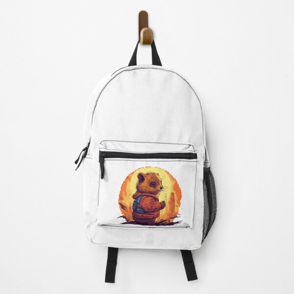 Item preview, Adventurous Degu at sunset designed and sold by AI-Zauberwelt.
