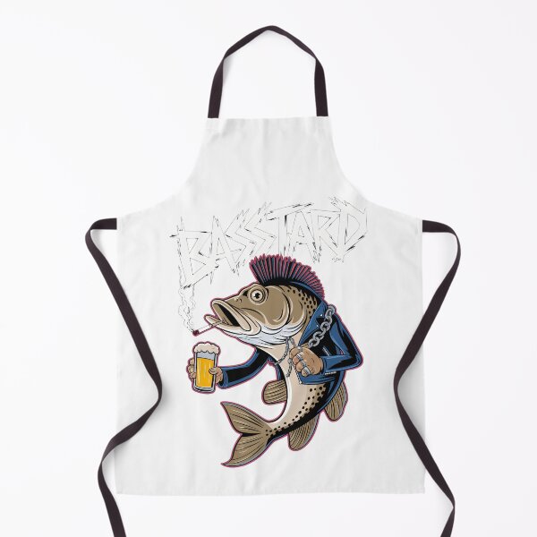 Item preview, Punk Rock Bass Fish – Funny “Basstard” Beer & Cigarette Rebel Design designed and sold by Trend Pixel Co..