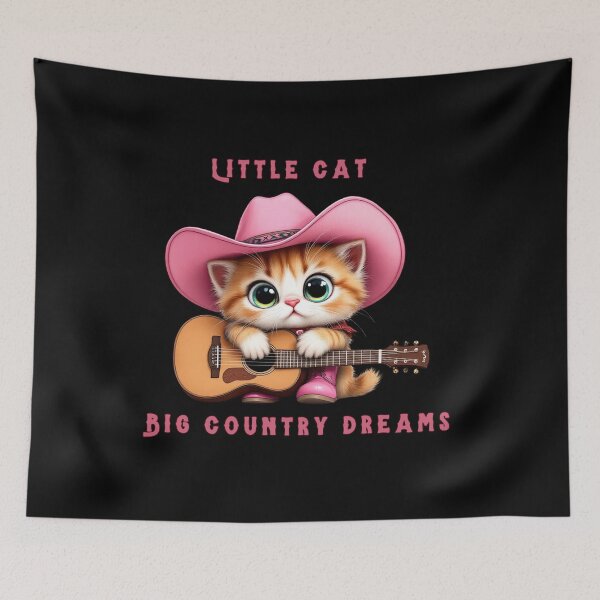 Item preview, Little Cat - Big Country Dreams designed and sold by Crazy Before Cats.
