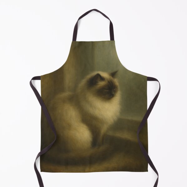 Item preview, Soft Silence – Himalayan Cat by the Misty Window designed and sold by LesChatsArt.