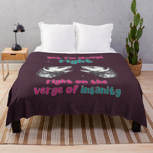 Item preview, Yes, I’m Always Right – Right on the Verge of Insanity | Funny Possum Meme designed and sold by DragonScar.