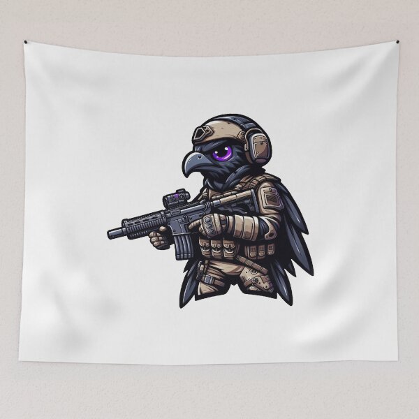 Item preview, Tactical Raven designed and sold by RAWLIFEGRAPHIC.