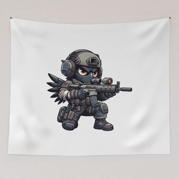 Item preview, Tactical Raven designed and sold by RAWLIFEGRAPHIC.