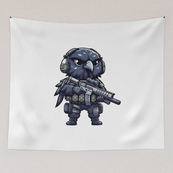 Item preview, Tactical Raven designed and sold by RAWLIFEGRAPHIC.