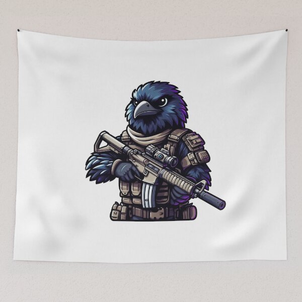 Item preview, Tactical Raven designed and sold by RAWLIFEGRAPHIC.