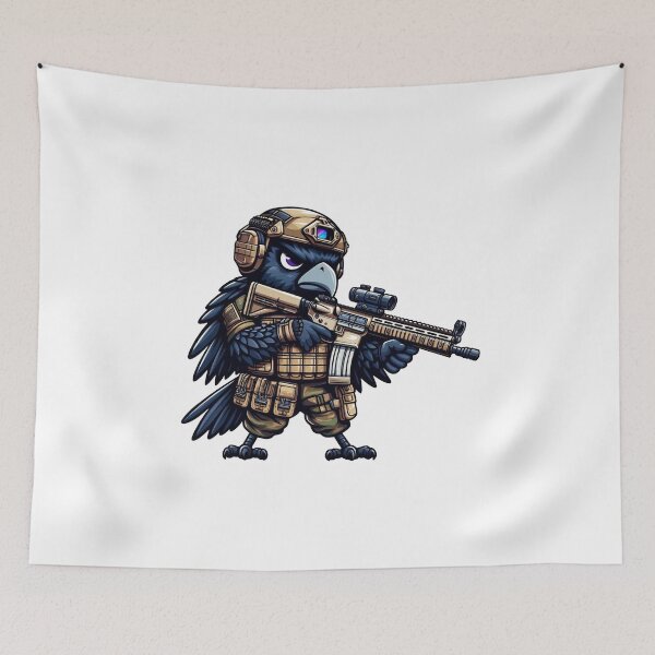 Item preview, Tactical Raven designed and sold by RAWLIFEGRAPHIC.