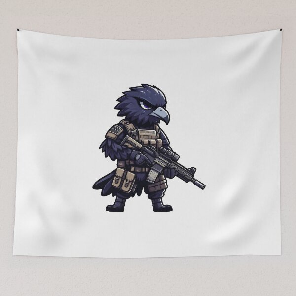 Item preview, Tactical Raven designed and sold by RAWLIFEGRAPHIC.